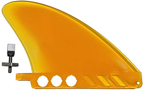 US box center fin Safety Flex Soft 4.6 for River SUP / longboard / airSUP / saruSURF - Yellow by saruSURF