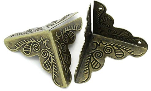 maDDma 30 Schutzecken Kantenschutz 25mm f. Koffer Kisten Boxen antikmessing Bronze