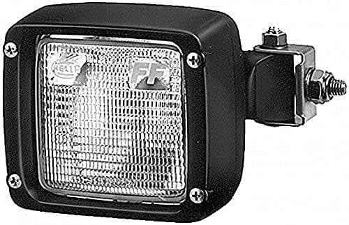 HELLA 1GA 996 083-011 Halogen-Arbeitsscheinwerfer - Ultra Beam - 12/24V - Anbau/geschraubt - für waagerechte Befestigung - Nahfeldausleuchtung - Stecker: AMP