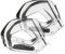 Warrior Krown Hockey-Helm-Ohrenschutz, transparent, Größe L