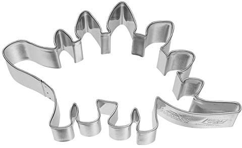Birkmann RBV 1010703810 Ausstechform Stegosaurus 11 cm, Kunststoff, Grau, 5 x 3 x 2 cm