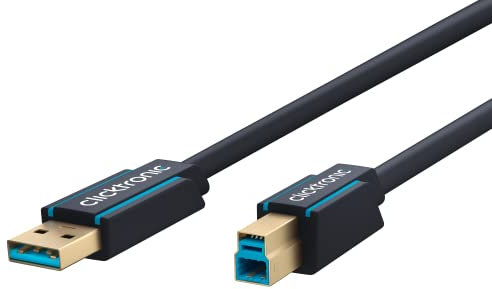 Clicktronic 70092 USB 3.0 Kabel, 1.8 m