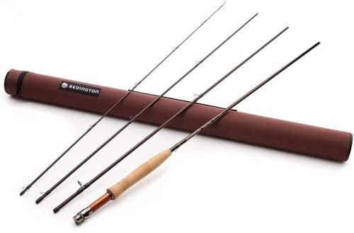 Redington Fliegenfischrute 590-4, Klassische Forellenrute mit Rohr, 4 Stück, 5 Wt, 2,9 m