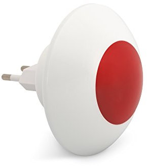 ednet Smart-Home Security - Alarm-Sirene - Innenbereich - 110 dB - Für 230V Steckdose - Integrierter Akku - 8 h Standby