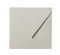 Paper24 50 quadratische Briefumschläge 100 x 100 mm, 10x10 cm, 120 g/m² mit Dreieckslasche Farbe: 04 Grau