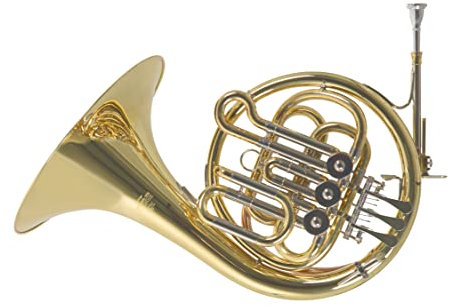 Roy Benson Kinder Bb-Waldhorn HR-212B (Speziell für Kinderarme konzipiert, mit Messing Schallstück, Goldmessing Mundrohr, Neusilber Zügen, in einem kinderfreundlichen Formetui)