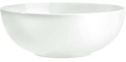 BUTLERS Salatschale 2900ml Geschirr Weiß aus Porzellan -PURO- Mikrowelle und Spülmaschinegeeignet, Bowl, Schüssel für Obst, ideal als Servierschale, Rührschüsseln oder Dekoration