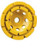 DEWALT Diamant-Topfscheibe Extreme DT3796 (für Steinzeug, 125mm Durchmesser, M14 Aufnahme, Scheibentyp: Doppelt, universeller Einsatz in Steinzeug)