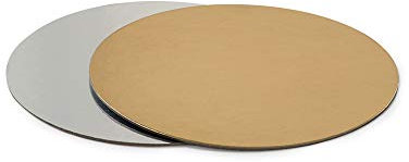 Decora Couplée napperons, Doré/argenté,, Carton, doré/argenté, 28 cm