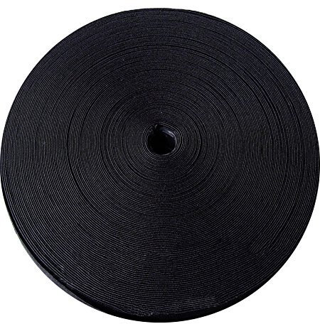 Knitted Elastic 1 50 Yards - Black by SewAll