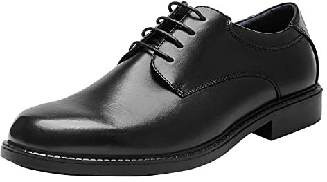 Bruno Marc Chaussure Homme Ville Classique Chaussures Habillées Oxford à Lacets pour Hommes Chaussure Costume Mariage Confortable DOWNING-01,Size 40,Noir,DOWNING-01