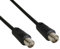 InLine® Câble d'antenne blindé Noir 3 m