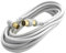 VulTech CAAU605 Cavo Coassiale per Antenna TV, Adattatore Femmina, 5 m, Bianco