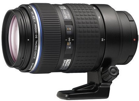 Olympus Zuiko Digital ED 50-200mm 1:2.8-3.5 SWD Obiettivo Quattro Terzi Pro, Nero