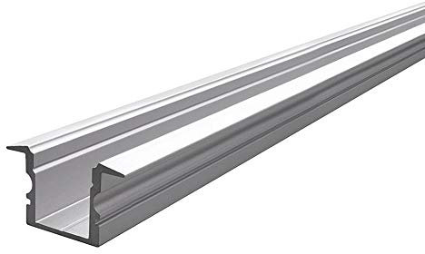 Reprofil ET-02-10 hohes T-Profil für 10-11,3 mm LED Stripes, eloxiert, 2000 mm, silber matt 975121