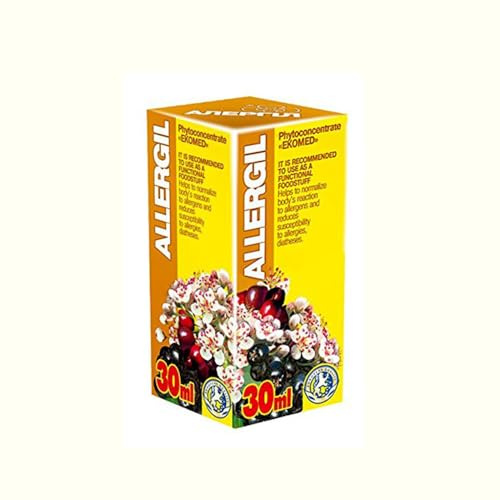 Allergil 30ml PhytoConcentrate - Natural Plant Extracts Against Dermatitis, Allergy