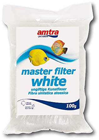 Amtra Master Filter - Spugna Filtro Acquario, Fibra Sintetica Atossica, per Pre-Filtrazione Meccanica, Adatto a Tutti i Tipi di filtri, Formato 1000 g