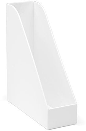OSCO White Hi-Gloss Magazine Rack, weiß, 3244A-OW