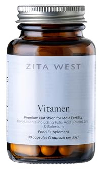 Zita West Vitamen - Ultimate Male Fertility Supplement - 30 Capsules (1 Months Supply)