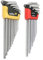 Wiha 66982 ErgoStar Boule End Hex Clé mâle coudée, pouces et métrique, 22 pièces
