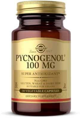 Solgar Pycnogenol 100 mg, 30 Vegetable Capsules - Antioxidant Protection