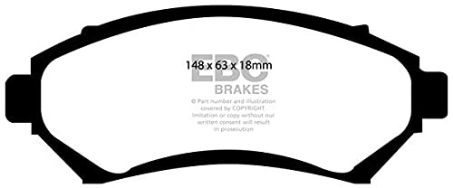 EBC Brakes DP31100C Red stuff Brake Pads