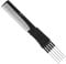 Kobe Pro Metal Prong Comb - Effortlessly Add Volume and Control to Hair, Ergonomic Design, Dual-Sized Teeth, Stainless Steel section Pins – Ideal for Back-combing, Root Lift, Sectioning and Smoothing. - Durable, Anti-Static, and Chemical Resistant