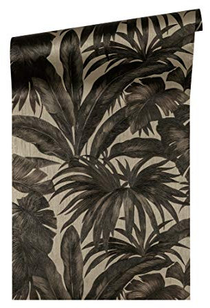 Papier peint Versace Papier Peint Jungle Giungla Papier peint intissé 10.05 m x 0.70 m Brun Noir Made in Germany 962401 96240-1