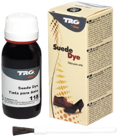 TRG The One Suede Dye, Teinture pénétrante pour daim et le nubuck, Marron (115 Dark Brown), 50 ml