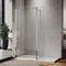 ELEGANT 1000mm Walk in Wetroom Shower Enclosure 8mm Easy Clean Glass Screen Panel with 300mm Return Panel