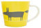 Scion Living - Keith Brymer Jones Collaboration Range - Mr Fox Large Ceramic Mug - Yellow / Charcoal - 525ml