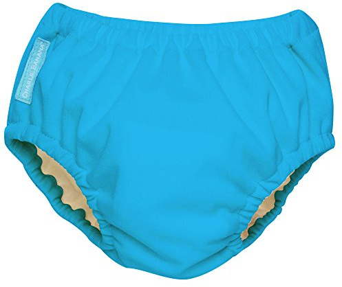 Charlie Banana 2-in-1-Swim Diaper und Training Hose, mittelgroß, türkis