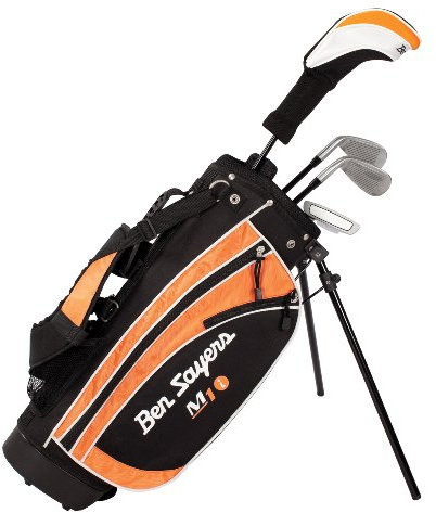 Ben Sayers G4975 M1I Bambini Mano Destra Pacchetto Golf Set per Età 9-11 Anni, Nero/Arancione