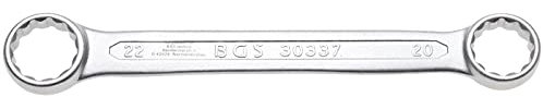 BGS 30337 | Doppel-Ringschlüssel | extra flach | SW 20 x 22 mm