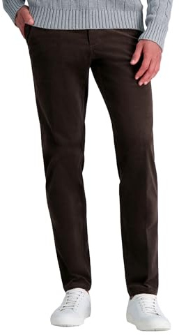 Haggar Men’s Classic Fit Premium Stretch Corduroy Pant Brown