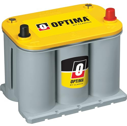 OPTIMA® Batteries High Performance D35 YELLOWTOP® Dual Purpose Sealed AGM Car, Truck and SUV Battery, 620 CCA, Maintenance Free, Versatile Mounting