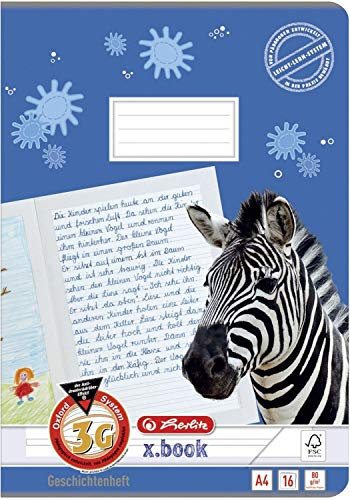 Herlitz 1957778 Schulheft, DIN A4, Lineatur 1/liniert