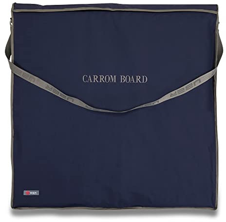 Ubergames Carrom Brett Tasche - Top Qualität Tragetasche - 95x95 cm - Separate Fächer für Board, Zubehör und Ständer - extra Schutz - ohne Carrom Brett und Stander