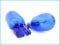 CARALL Lampada T20 W21W 12V 21W Effetto Xenon, Mono Filamento Luci Frecce Stop, Blu