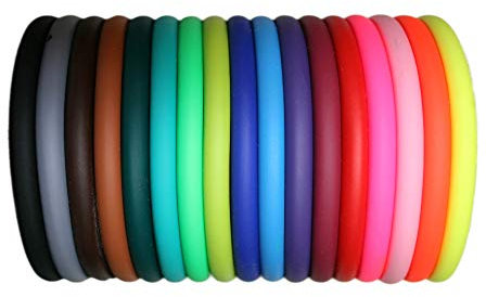 BioThane Meterware, Beta rund, Ø 6 und 8 mm, viele Farben, 6mm, Neon-Gelb