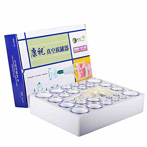 Profi Schröpfglas-Set - Schröpfgläser mit Vakuumpumpe - hochwertiges medizinisches Schröpfen mit Therapiemagneten - professionelles Schröpfglas gegen Verspannungen und Cellulite - TCM Cupping Set