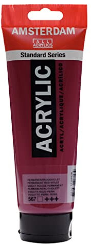 Amsterdam Standard Series Acrylique Tube 250 ml Violet Rougeâtre Permanent 567 (17125670)