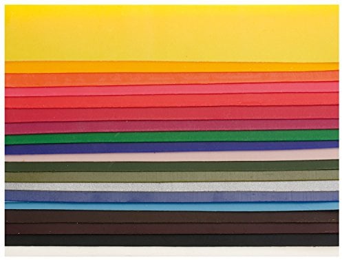 GLOREX 6 8616 003 - Verzierwachsplatten farbig sortiert, ca. 200 x 40 mm, 20 Stück, Grundfarben 20er