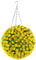 Best Artificial 28cm Yellow Rose Topiary Hanging Flower Ball **UV Fade Protected**