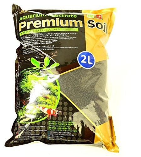 Aquarium Equip Substrate Premium Soil 4 Pound (1.8kg) for Planted Dwarf Shrimp Water Plants Activated