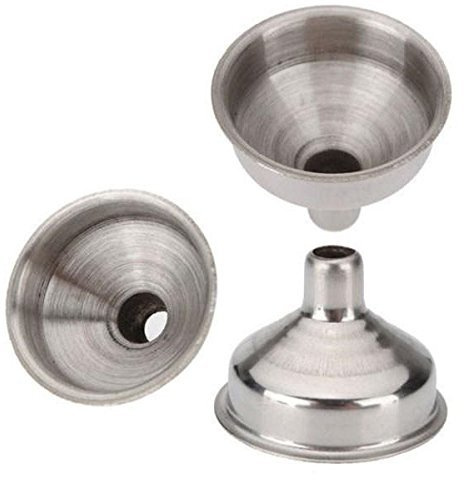 TLONiX Stainless Steel Hip Flask Funnel 8mm (3 Pack)