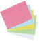 Herlitz 10836229 Karteikarte, 100 Stück, Rosa, A7 Liniert