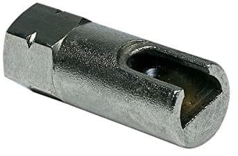 Lincoln 5883 Slotted Right Angle Grease Hose Coupler, Fits Standard 1/8 NPT Hoses, 1.6 Length, 1,000 PSI Maximum Operating Pressure, Low Profile 90 Degree, Steel