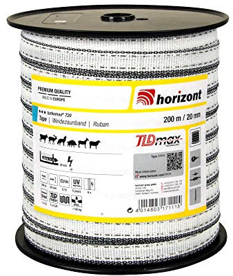 Horizont 17111 Breitband -Turbomax T20- 20 mm/200 m 8 Leiter Band