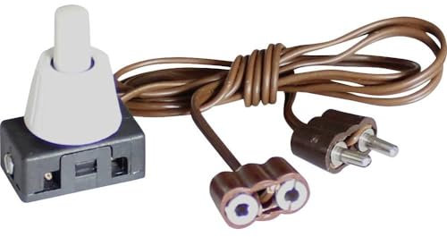 Rulke rulke0676264 weiß Verlängerung mit Druckschalter